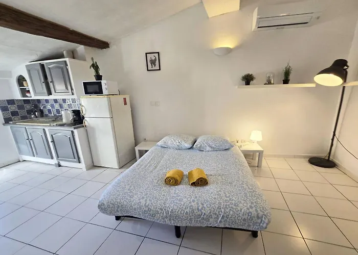 Gregbnb - Rooftop 27m2 - Terrasse 14m2 - Climatise - 5e Etage Sans Ascenseur *